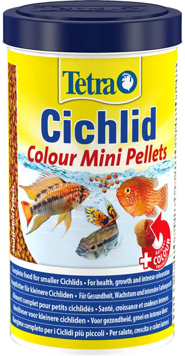 Tetra Cichlid Colour Mini Aquariumvoer 500ml