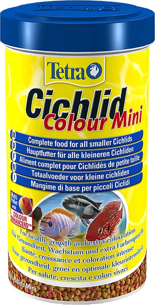 Tetra Cichlid Colour Mini Aquariumvoer 500ml