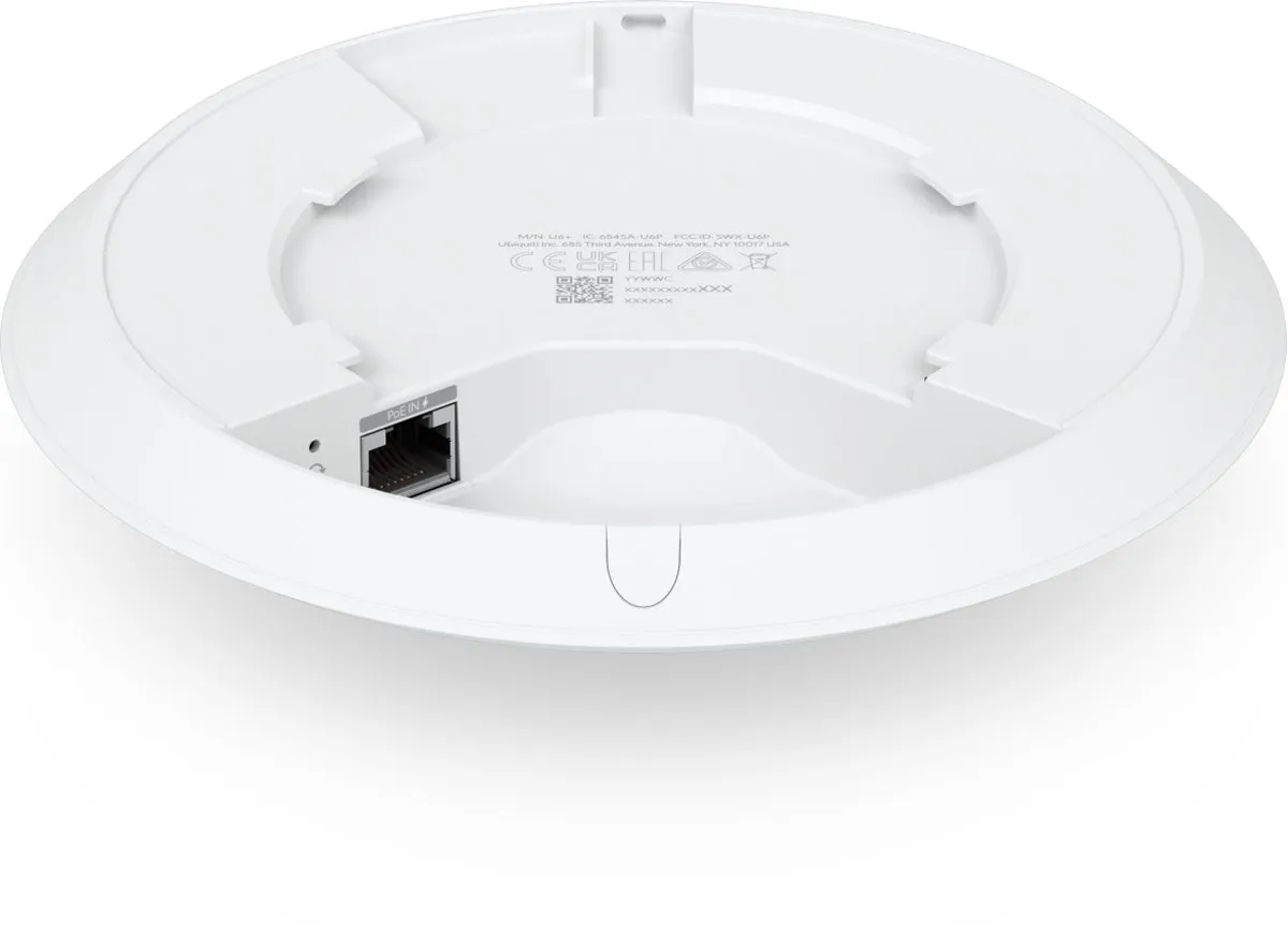 Ubiquiti UniFi U6+ Accesspoint WiFi 6 - 3000 Mbps - Wit