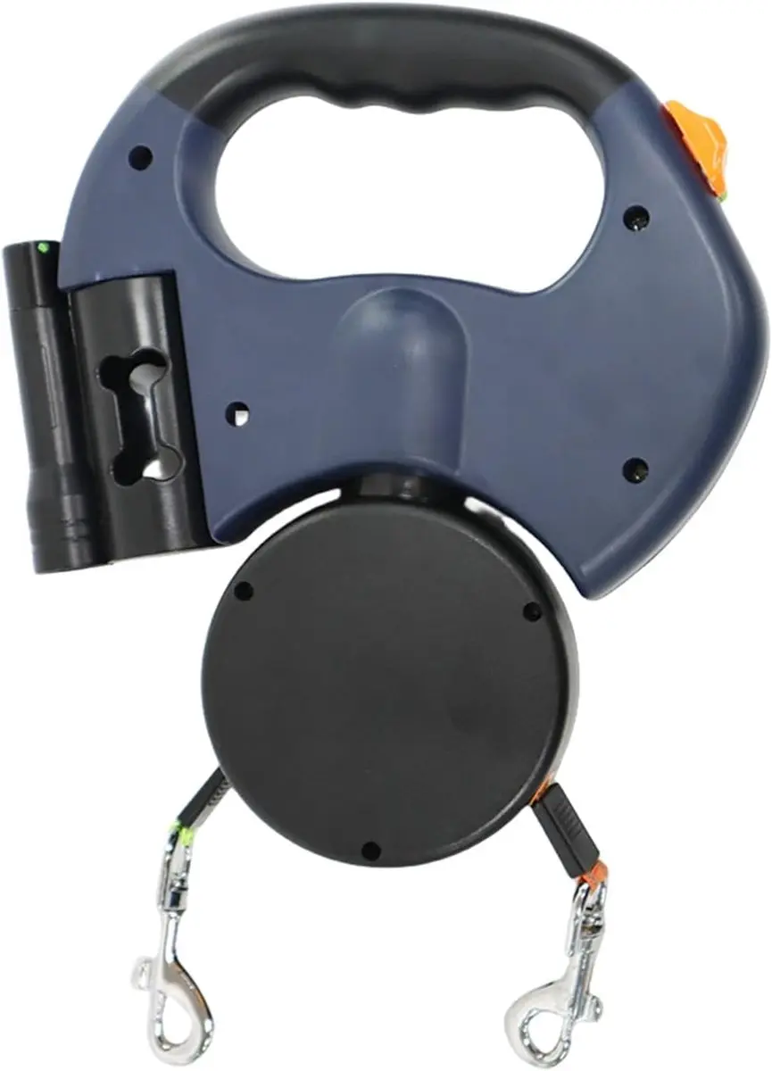 ECTEATOY Automatische Intrekbare Hondenriem 3m - Donkerblauw