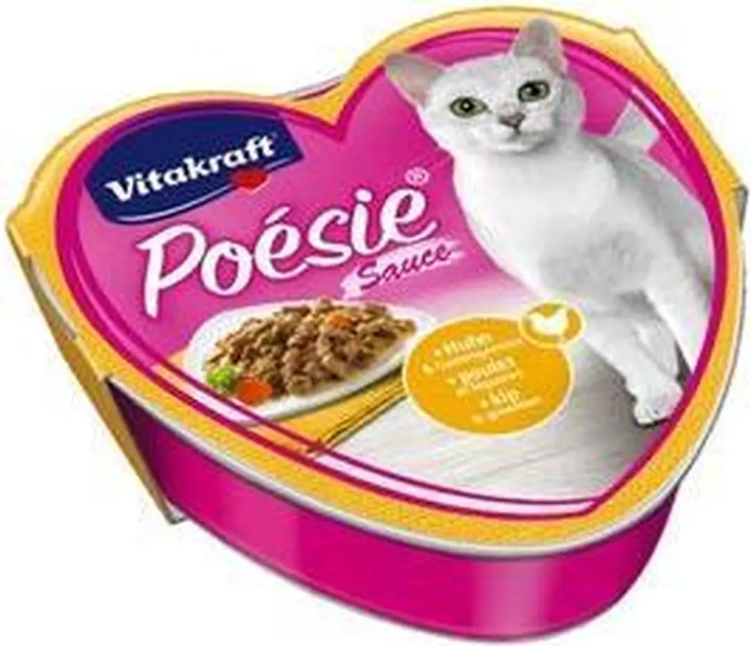 Vitakraft Poésie Saus Alu Kattenvoer Kip & Groente - 15x85g