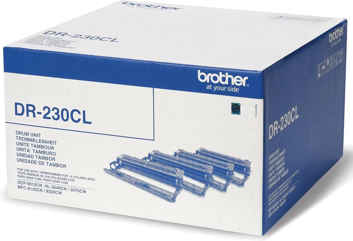 Brother DR-230CL Drumunit - 15.000 prints - Zwart/Cyaan/Magenta/Geel
