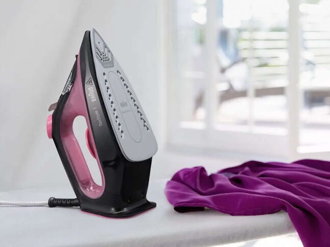 Braun TexStyle 1 SI1070PU Stoomstrijkijzer - 2000W - Paars/Zwart - afbeelding 6 van 6