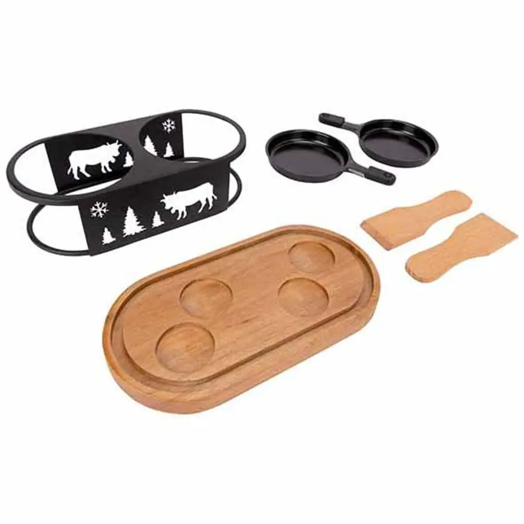 Cosy&Trendy Aspen Raclette 2 Personen - Zwart