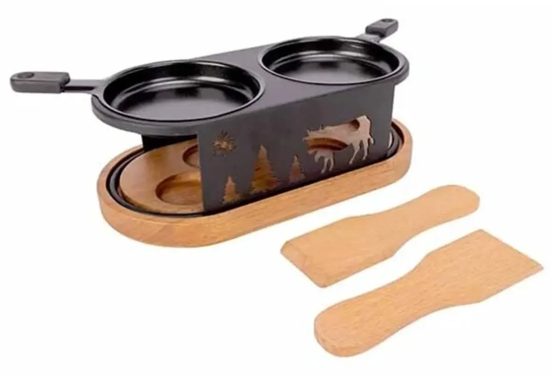 Cosy&Trendy Aspen Raclette 2 Personen - Zwart