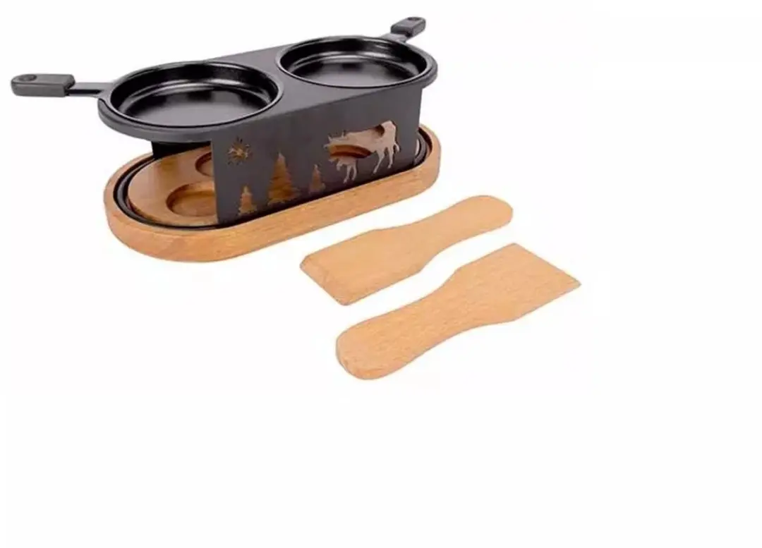 Cosy&Trendy Aspen Raclette 2 Personen - Zwart
