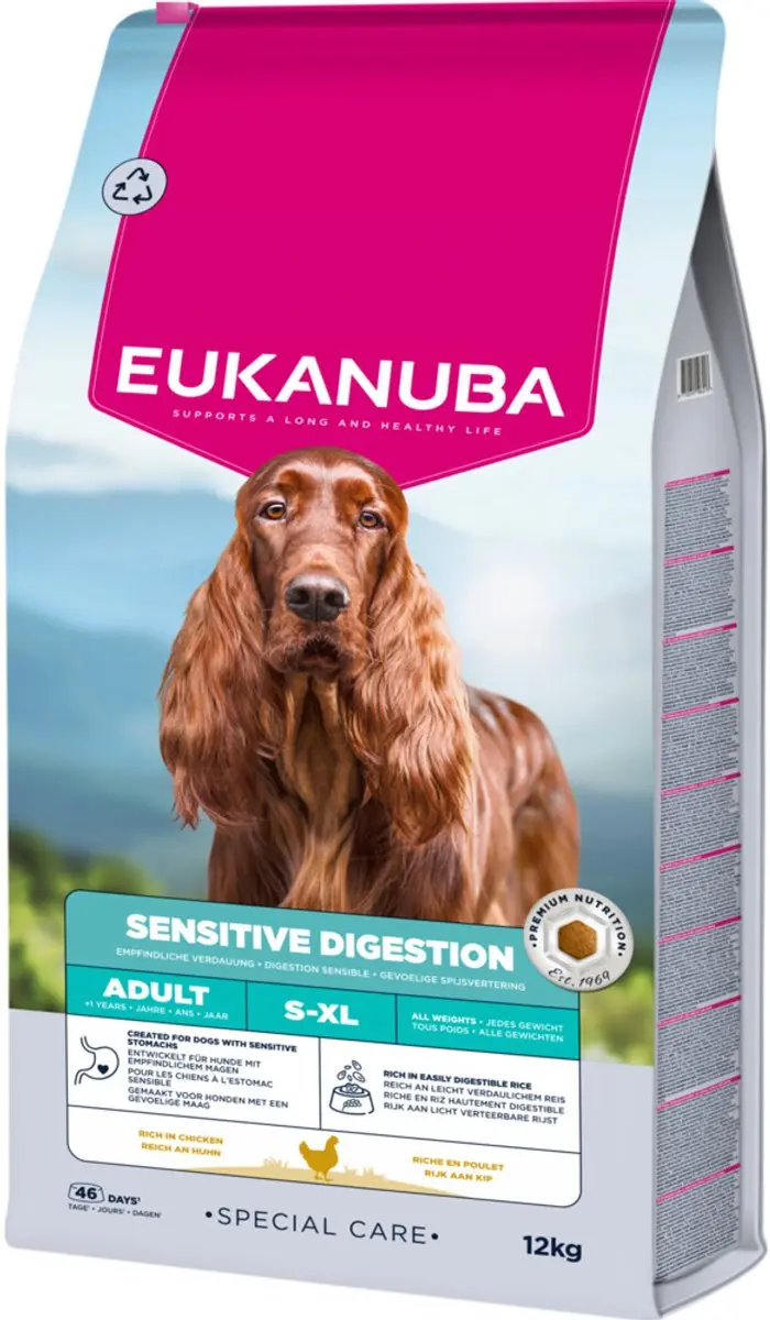 Eukanuba Special Care Adult Sensitive Digestion Hondenvoer - 12kg