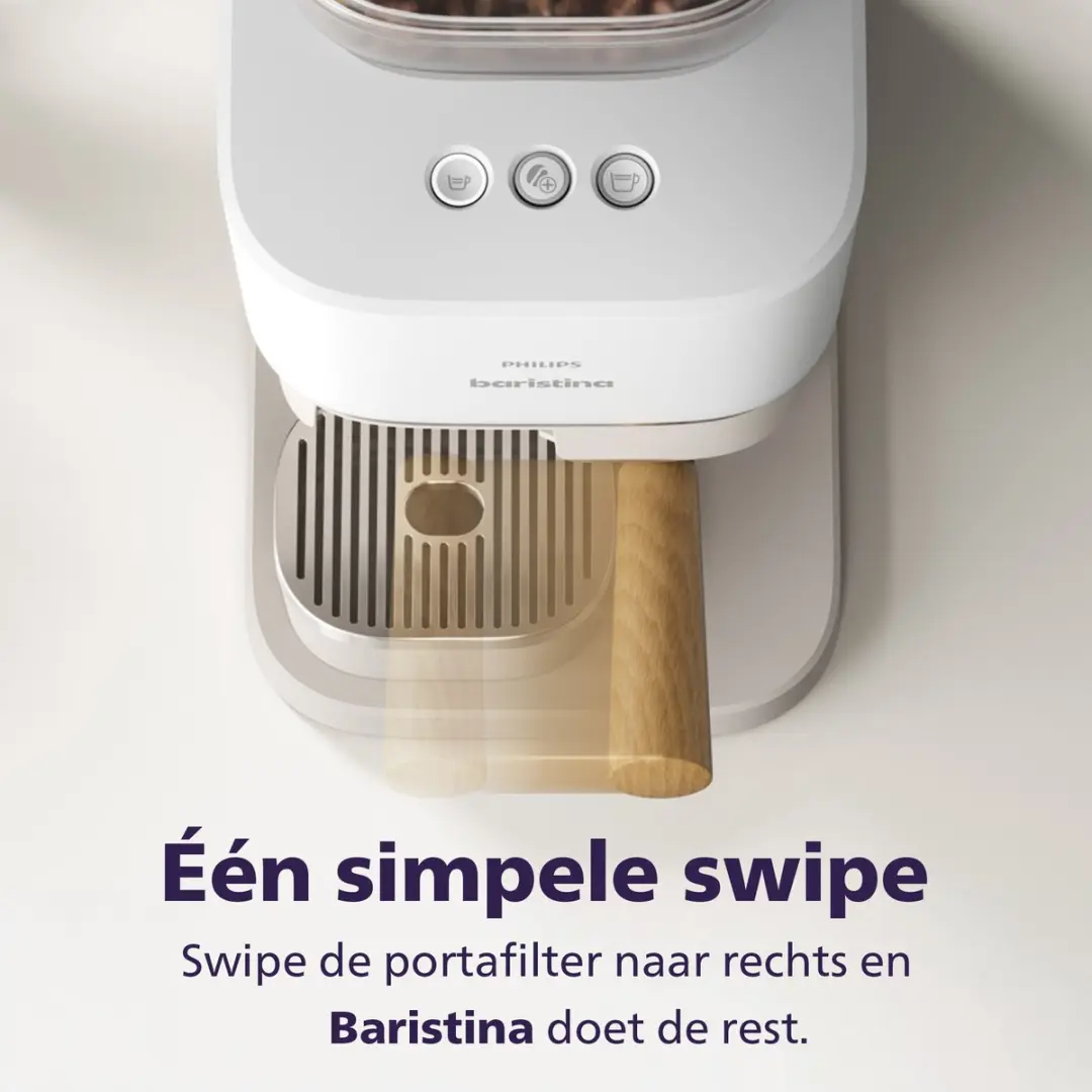 Philips Baristina BAR307/20 Semi-Automatische Espressomachine - Wit