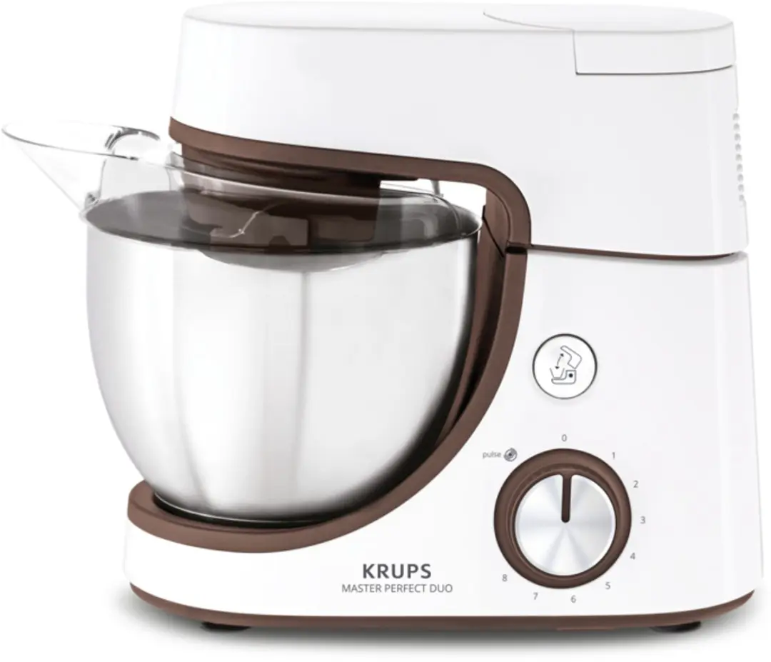 Krups KA51K1 Keukenmachine 1100W - 4,6L - Bruin/Wit