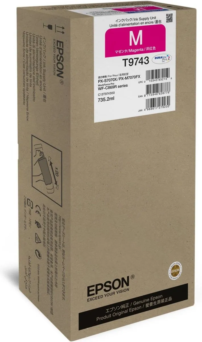 Epson C13T97430N Magenta Inktcartridge
