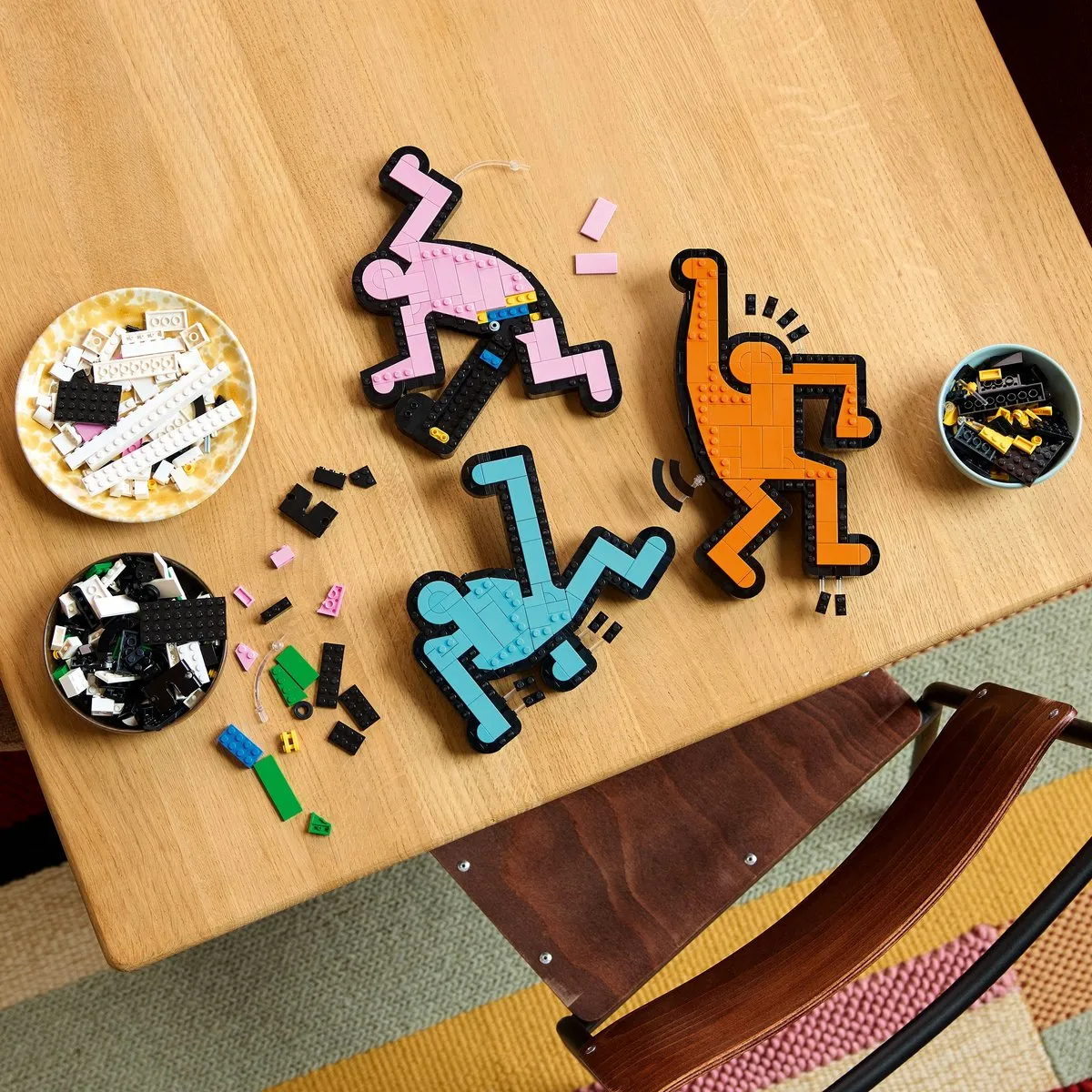 LEGO Art Keith Haring Dansende Figuren 31216 - 1773 Stukken - Meerkleurig