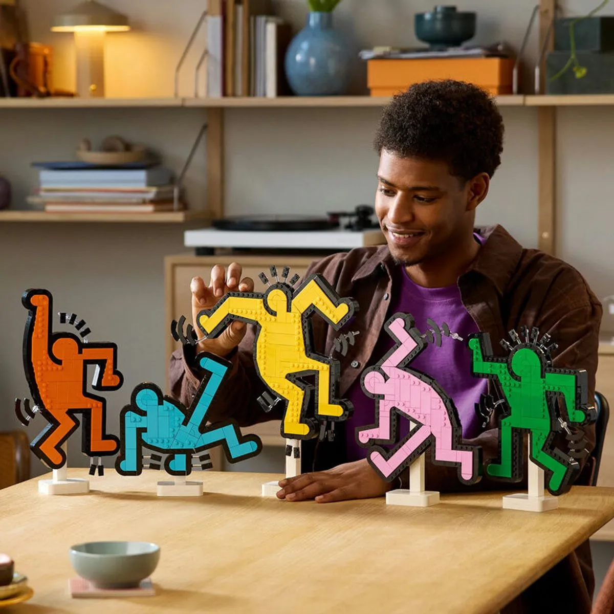 LEGO Art Keith Haring Dansende Figuren 31216 - 1773 Stukken - Meerkleurig - afbeelding 6 van 6
