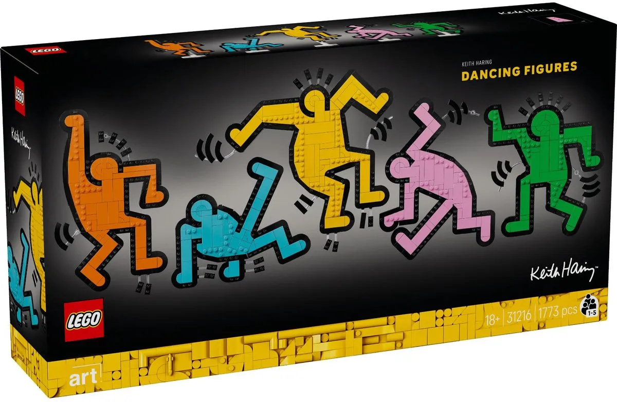 LEGO Art Keith Haring Dansende Figuren 31216 - 1773 Stukken - Meerkleurig