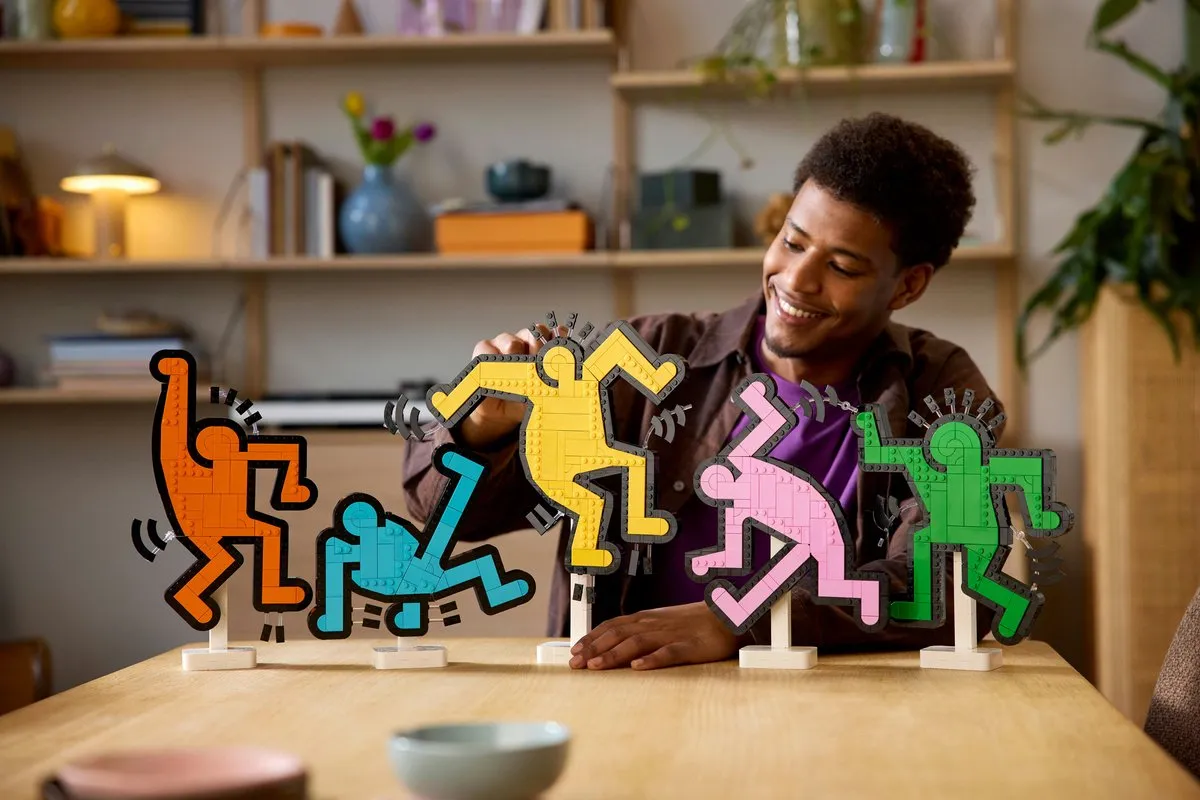 LEGO Art Keith Haring Dansende Figuren 31216 - 1773 Stukken - Meerkleurig