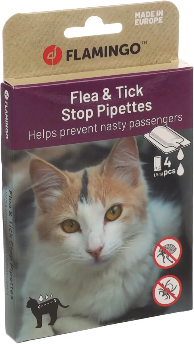 Flamingo Batali Vlo & Teek Stop Pipetten 4x1,5ml