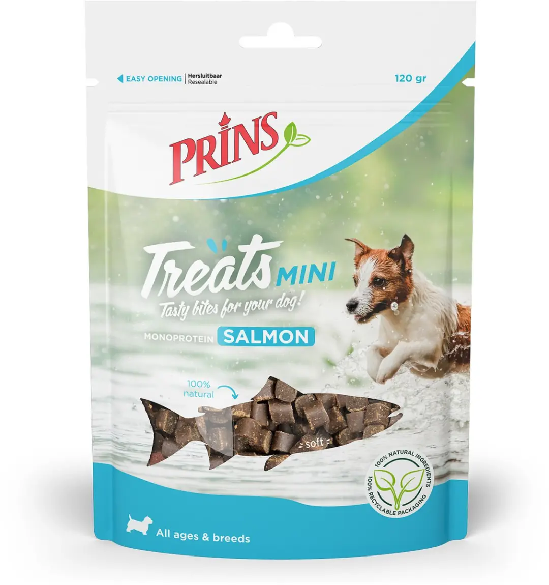 Prins Treats Dog Salmon Mini 120g