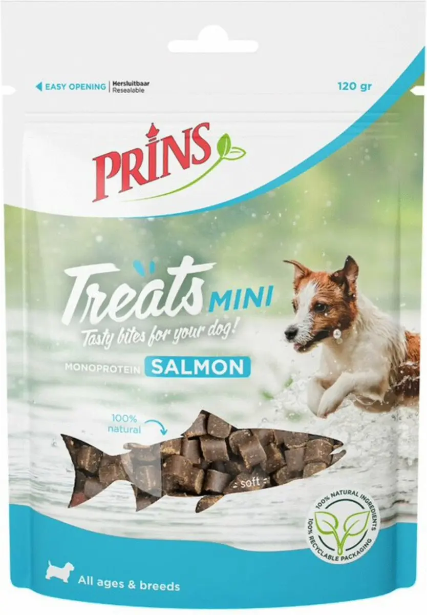 Prins Treats Dog Salmon Mini 120g