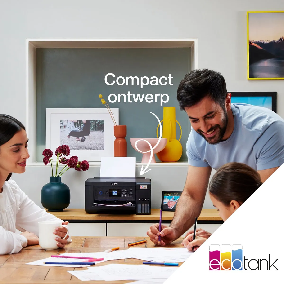 Epson EcoTank ET-2851 All-In-One Printer - Zwart