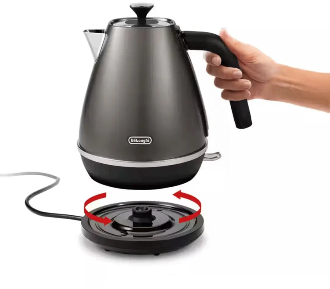 De'Longhi KBIN2001.TB Waterkoker 2000W - 1,7L - Titanium