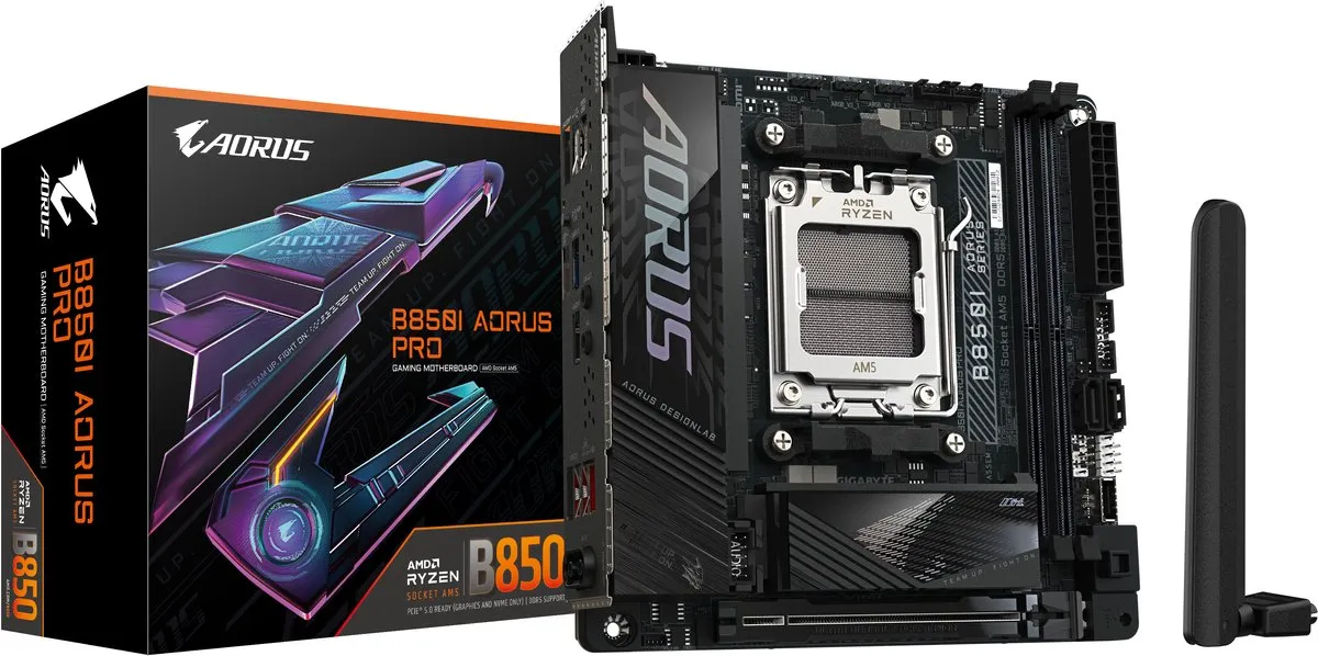 Gigabyte B850I AORUS PRO AM5 Moederbord - Wi-Fi 7