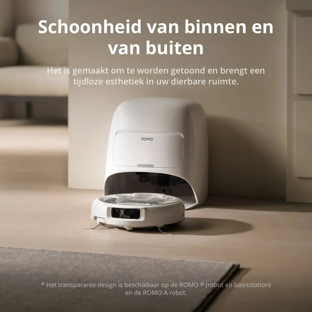 DJI Romo A Water Tank Robotstofzuiger - 25.000 Pa Wit