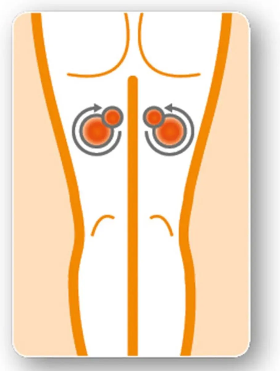 Medisana MC 840 Shiatsu Massagekussen - 4 Koppen - Grijs/Zwart - afbeelding 4 van 6