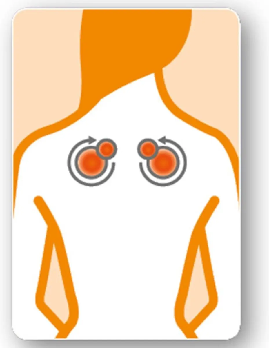 Medisana MC 840 Shiatsu Massagekussen - 4 Koppen - Grijs/Zwart - afbeelding 5 van 6