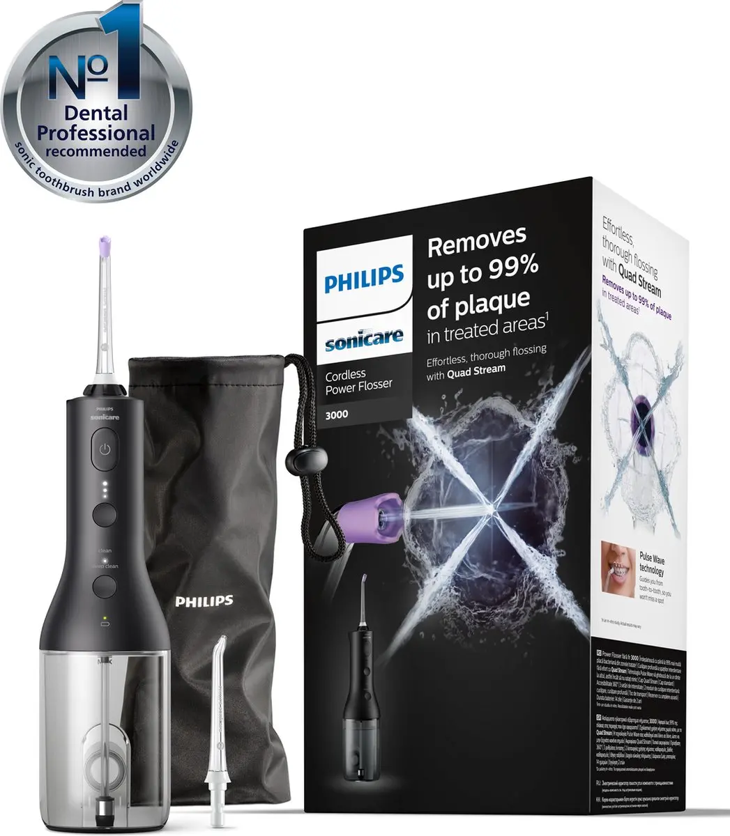 Philips Sonicare HX3806/33 Power Flosser - Zwart