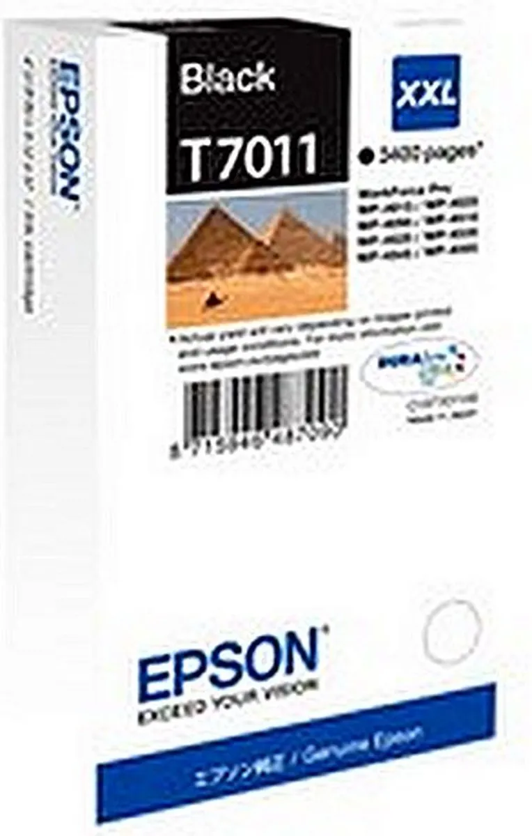 Epson T7011XXL Inktcartridge - 3400 pagina's - Zwart