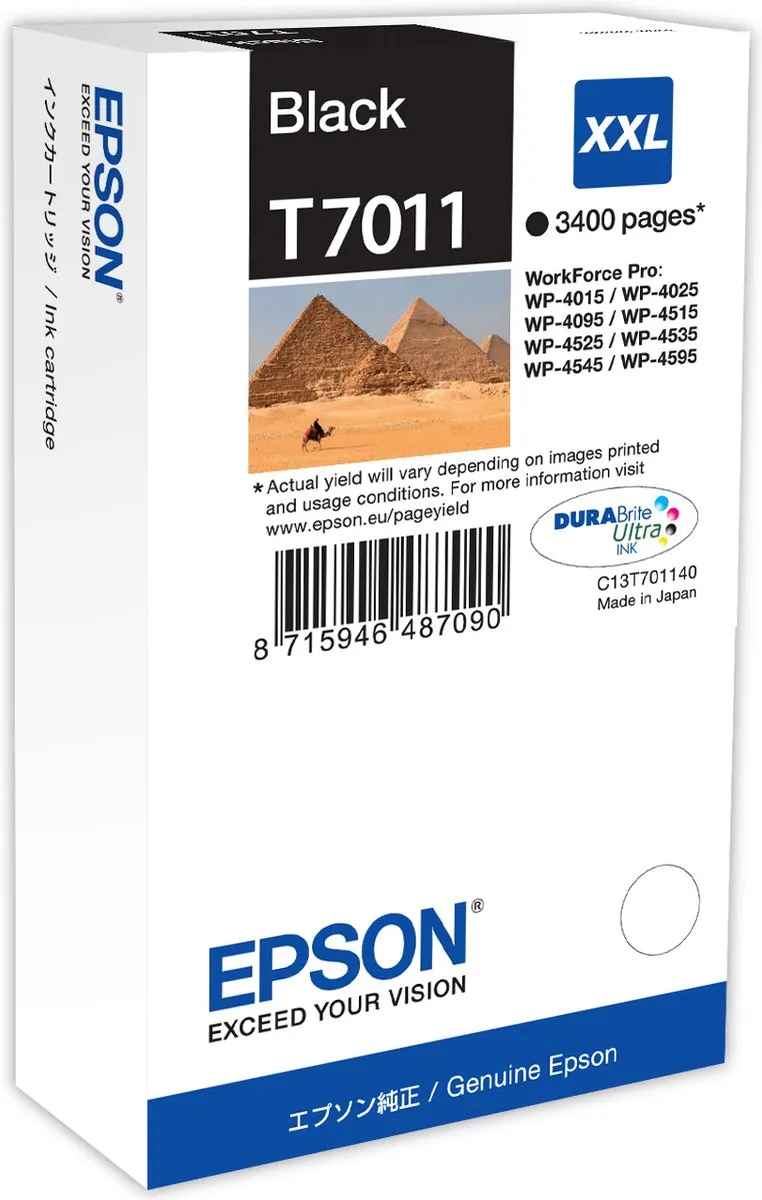 Epson T7011XXL Inktcartridge