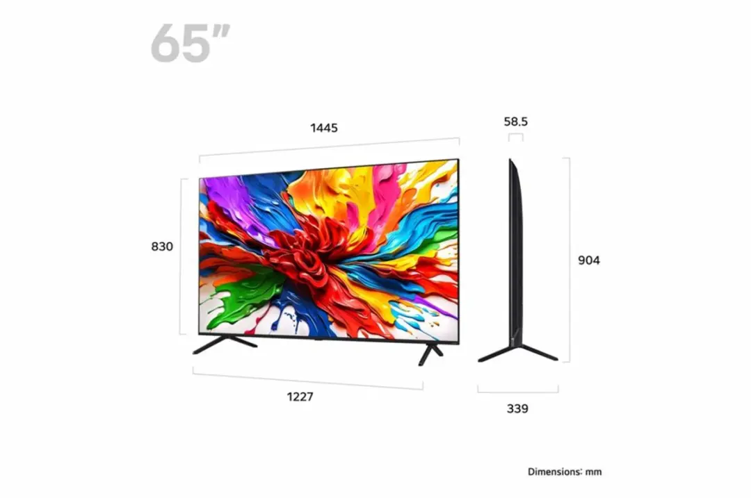 LG 65QNED92A6A 65 inch QNED MiniLED TV - Zwart
