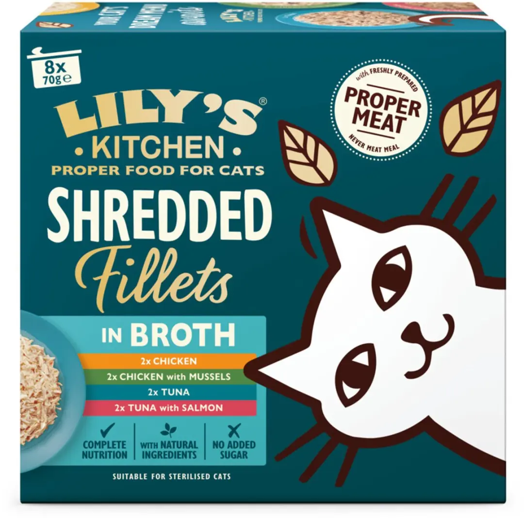 Lily's Kitchen Kattenvoer Nat Shredded Fillets