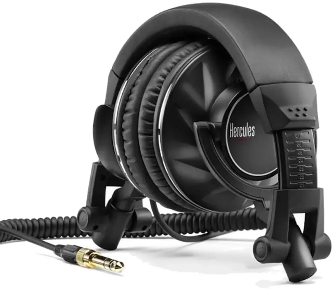 Hercules HDP DJ60 Bedrade DJ Koptelefoon - 105 dB - Zwart