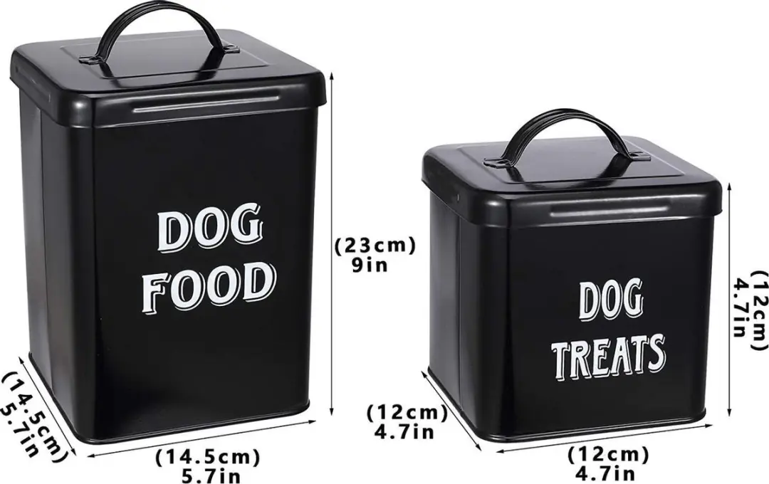 Happy Dog Voercontainer 6L - Zwart