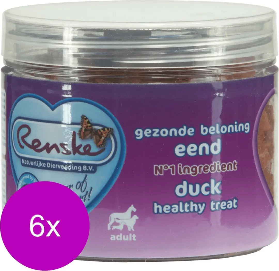 Renske Gezonde Beloning Hartjes Hondensnacks - 6 Stuks