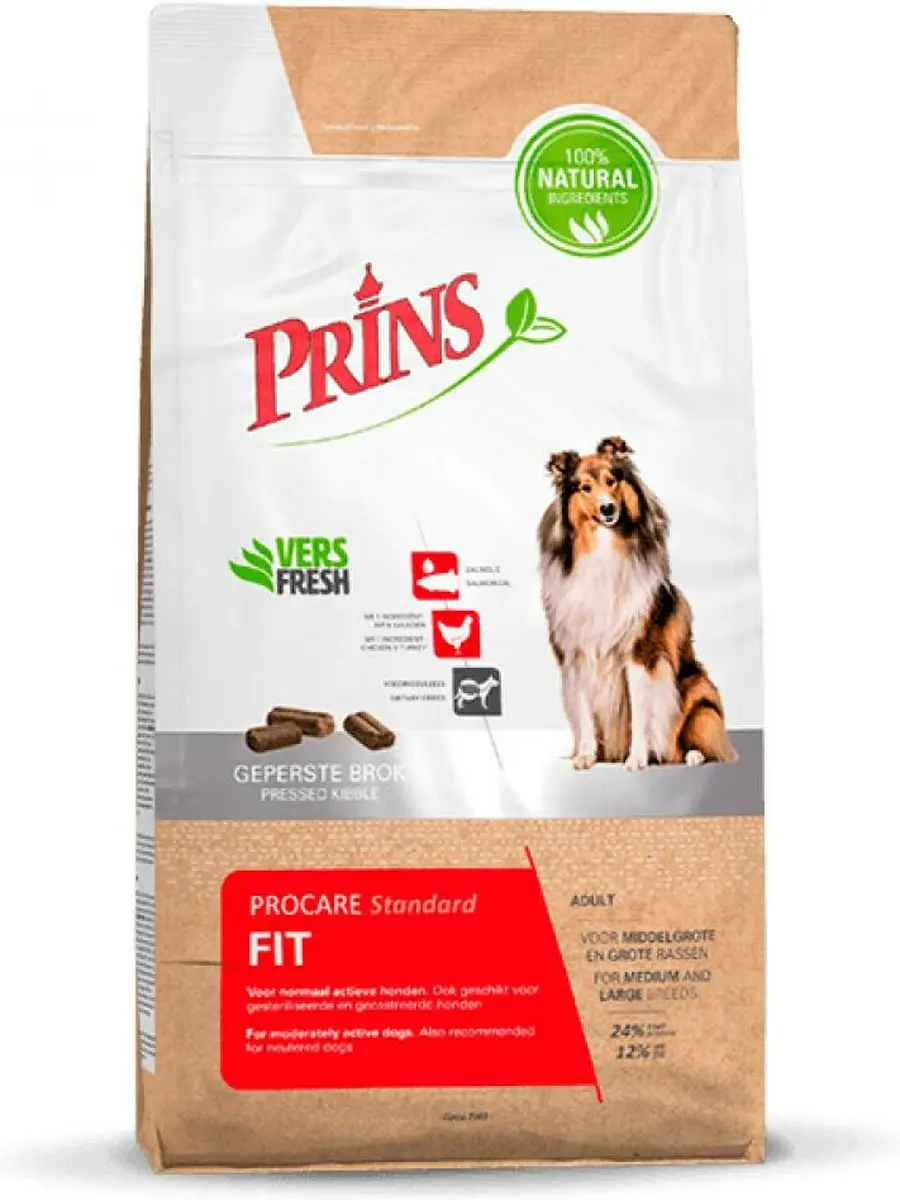 Prins ProCare Standard Fit 15kg Hondenvoer - Kip