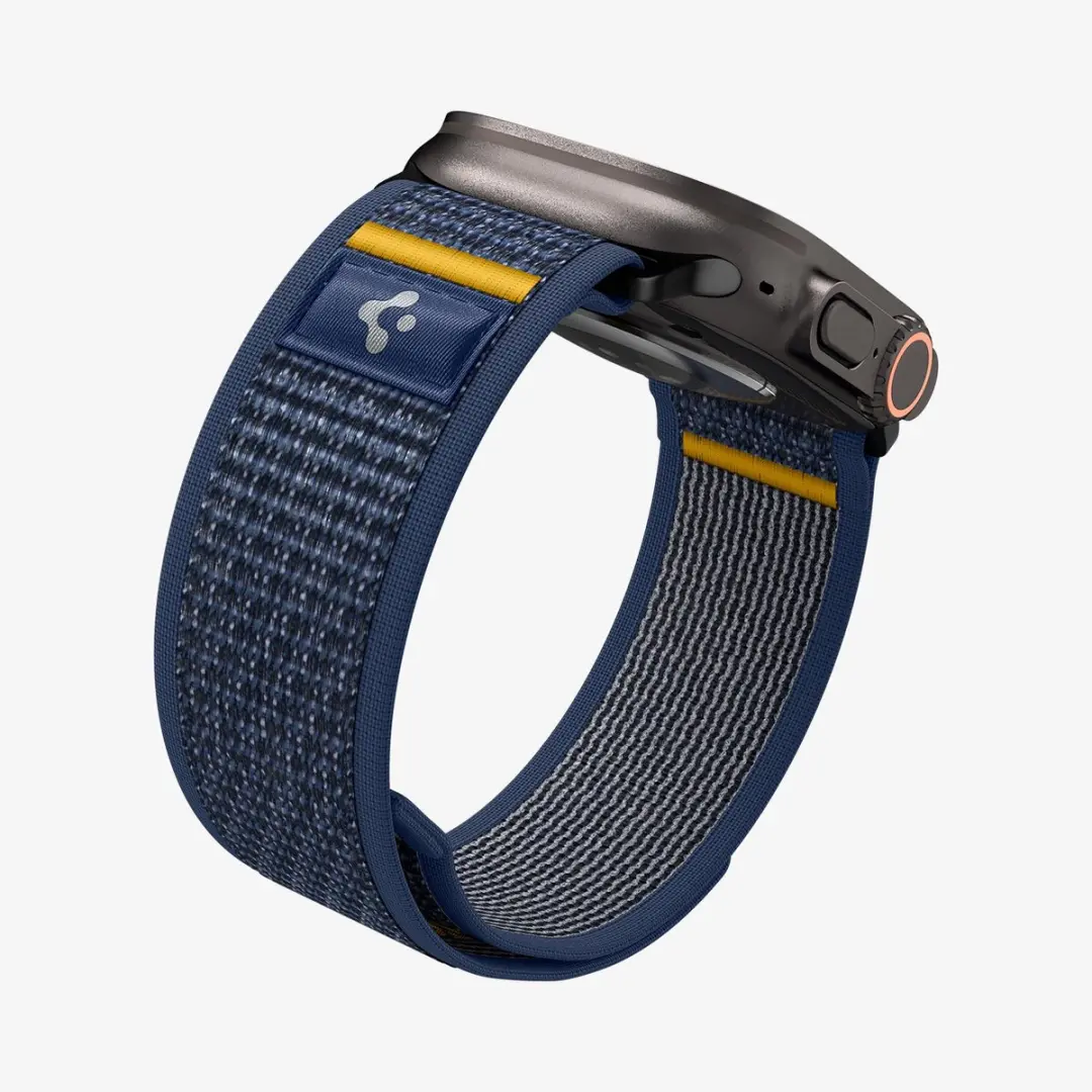 Spigen Athlex Air Sportband Apple Watch - Blauw - One Size - afbeelding 6 van 6