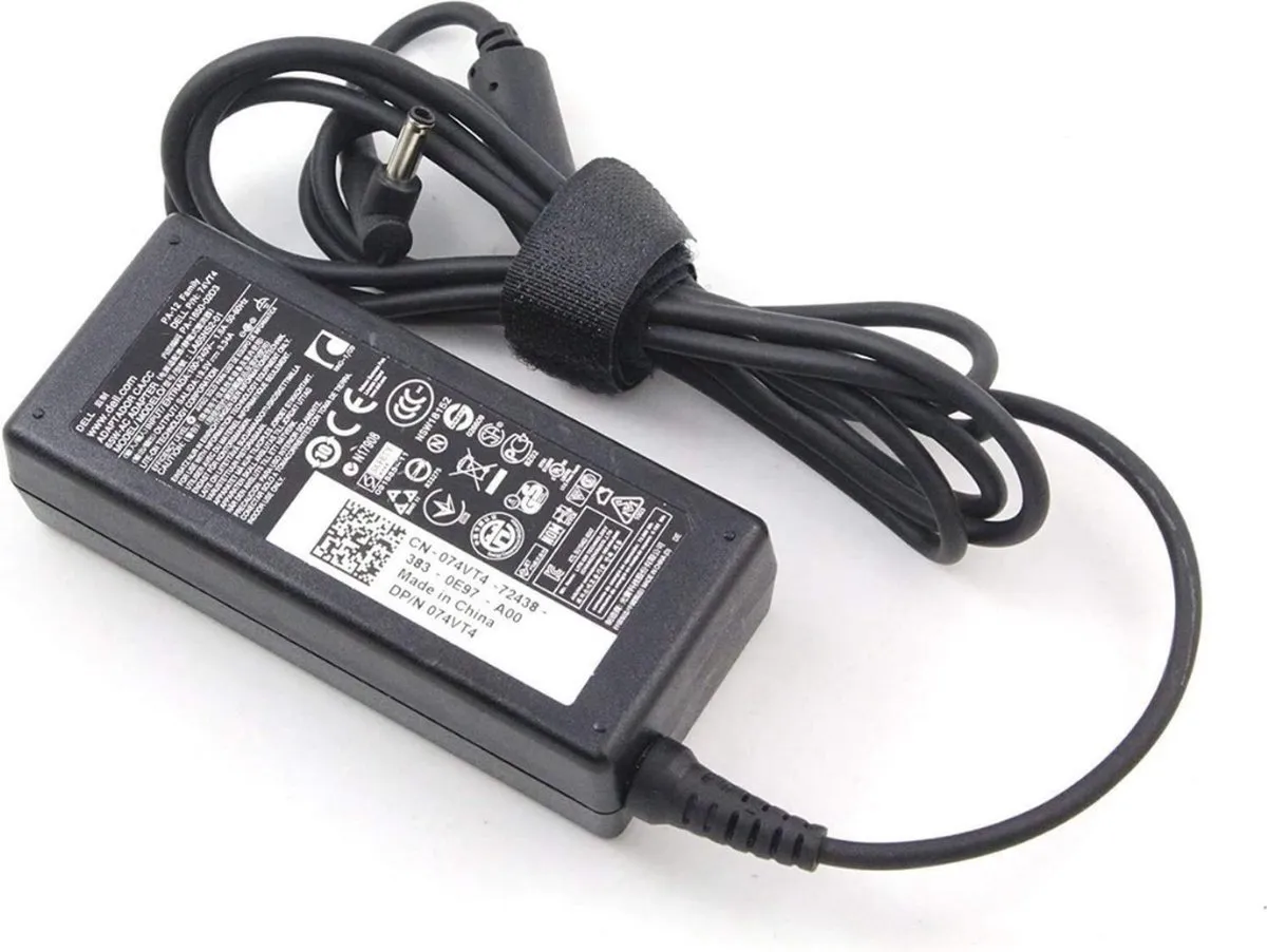 Dell C7HFG AC Adapter 65W - Zwart