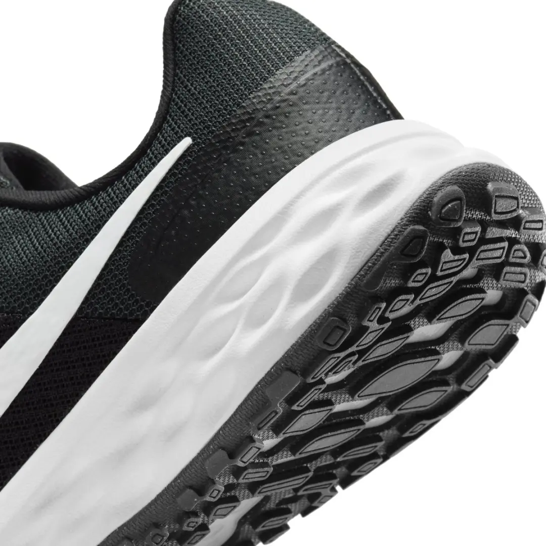 Nike Revolution 6 Next Nature GS Hardloopschoenen 40 - Zwart/Wit