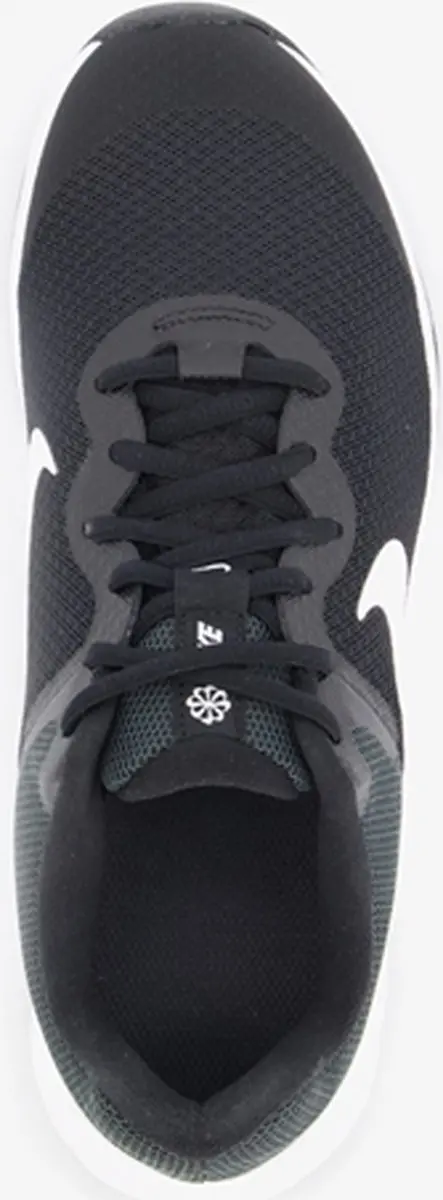 Nike Revolution 6 Next Nature GS Hardloopschoenen 40 - Zwart/Wit