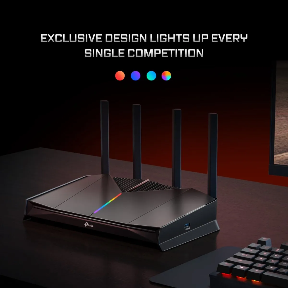 TP-Link Archer GE230 Gaming Router WiFi 7 - 3600 Mbps - Zwart