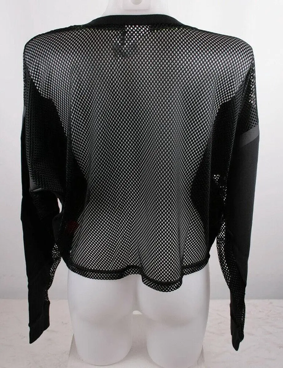 Nike Cropped Crew Tracksuit Sweatshirt - Zwart - XL