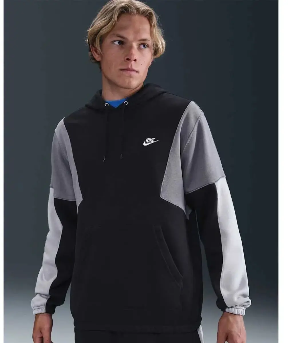 Nike Club Fleece Joggingpak HV1165-010 - Zwart/Grijs/Wit - afbeelding 6 van 6