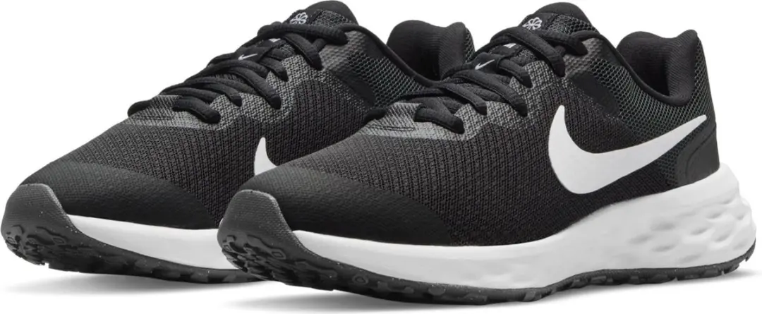 Nike Revolution 6 Next Nature Sportschoenen 36 - Zwart/Wit