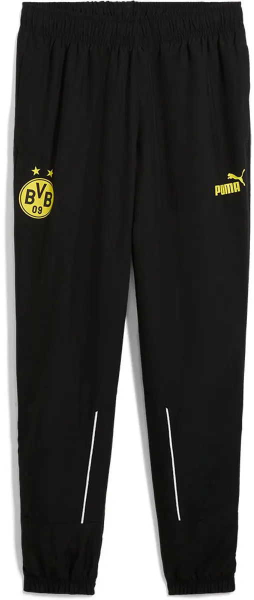 PUMA BVB Borussia Dortmund Trainingsbroek Zilver - L