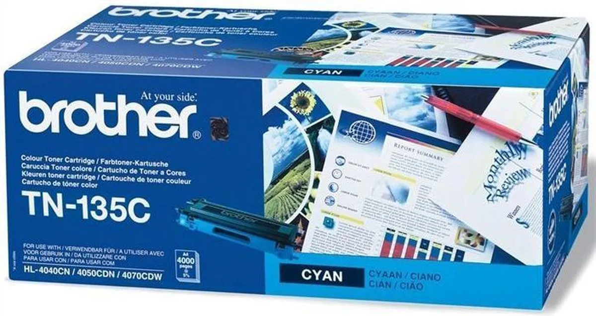 Brother TN-135C Tonercartridge - Cyaan