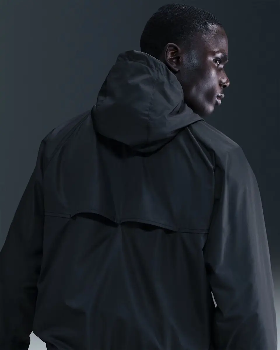 Nike Windrunner Heren Sportjack - Zwart/Wit L