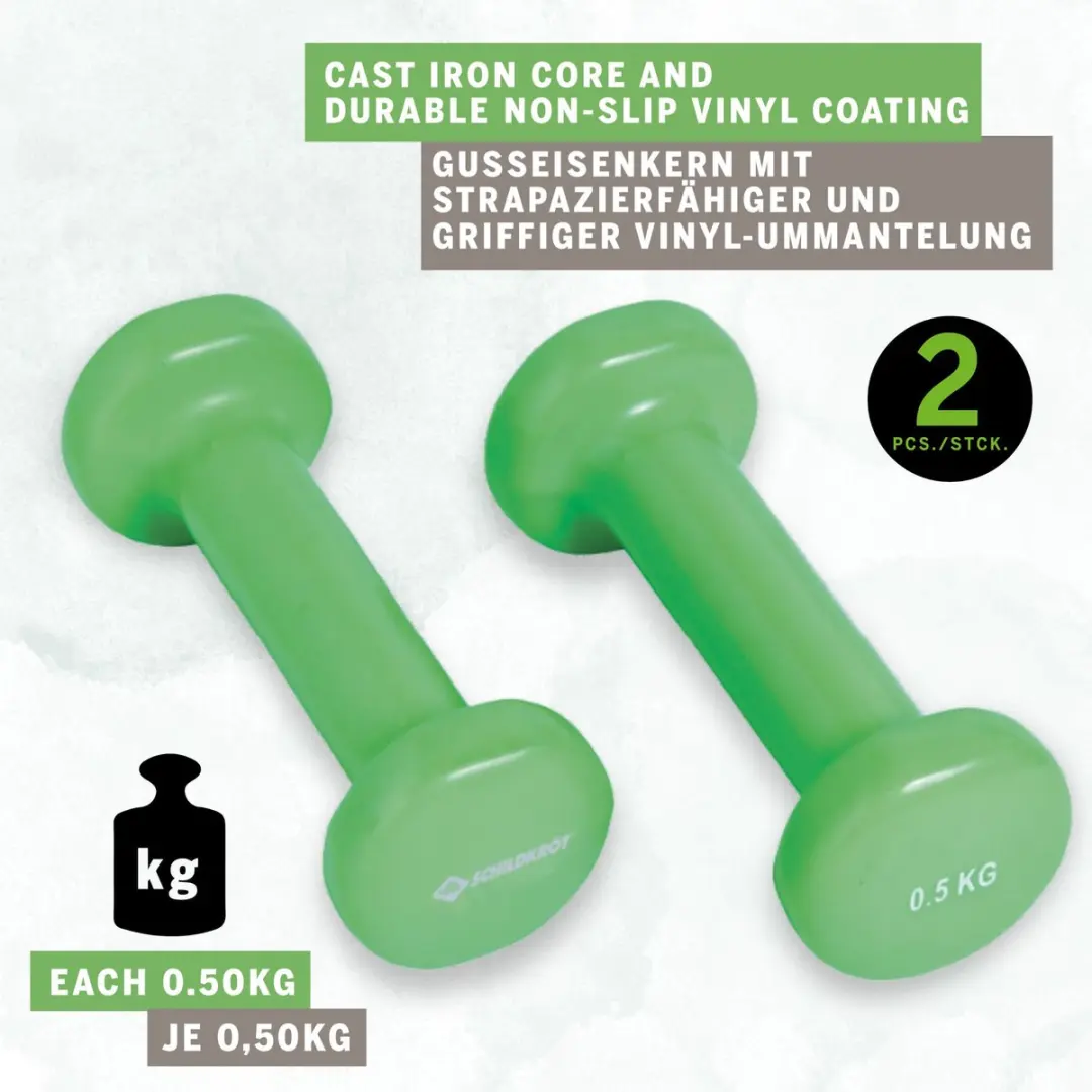Schildkröt Dumbbells Fitnessset 0.5kg - Meerkleurig