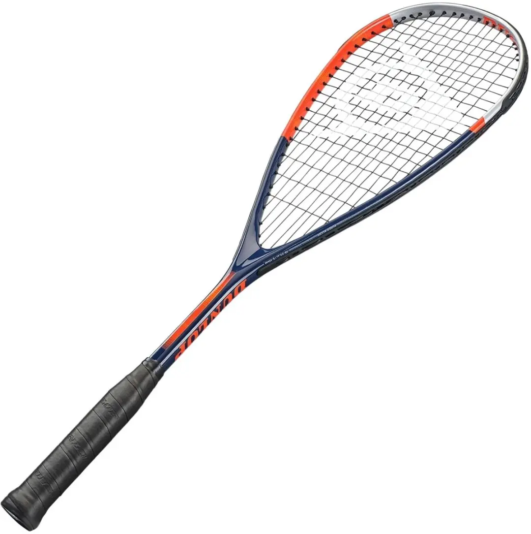 Dunlop Tristorm Pro Squashracket - Blauw/Geel/Zilver