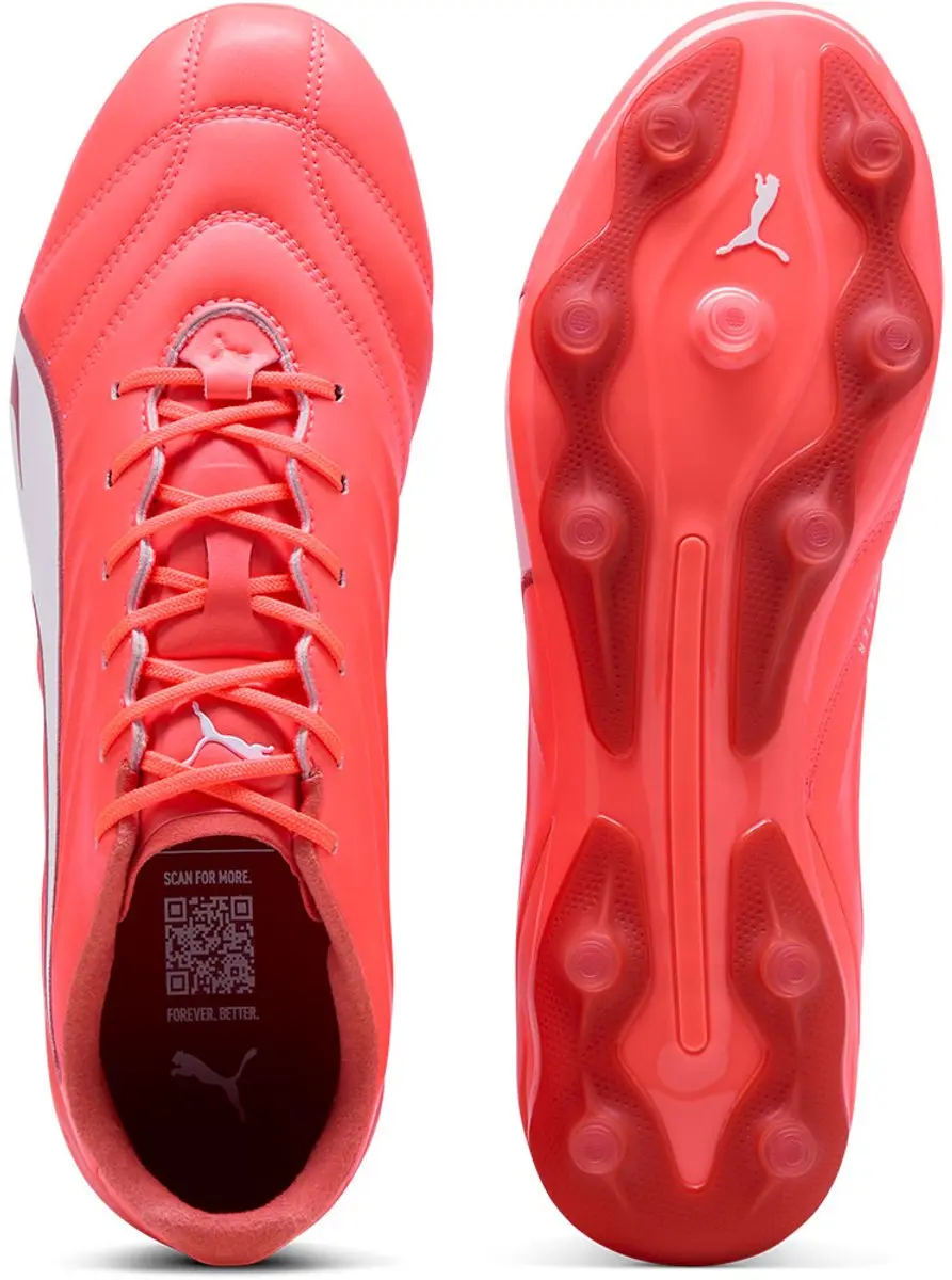 PUMA King Pro FG/AG Voetbalschoenen - Glowing Red - EU 46